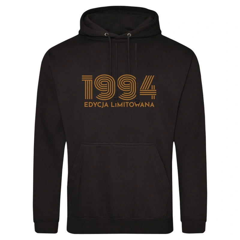 1993 Edycja Limitowana Urodziny 30 - Męska Bluza z kapturem Czarna