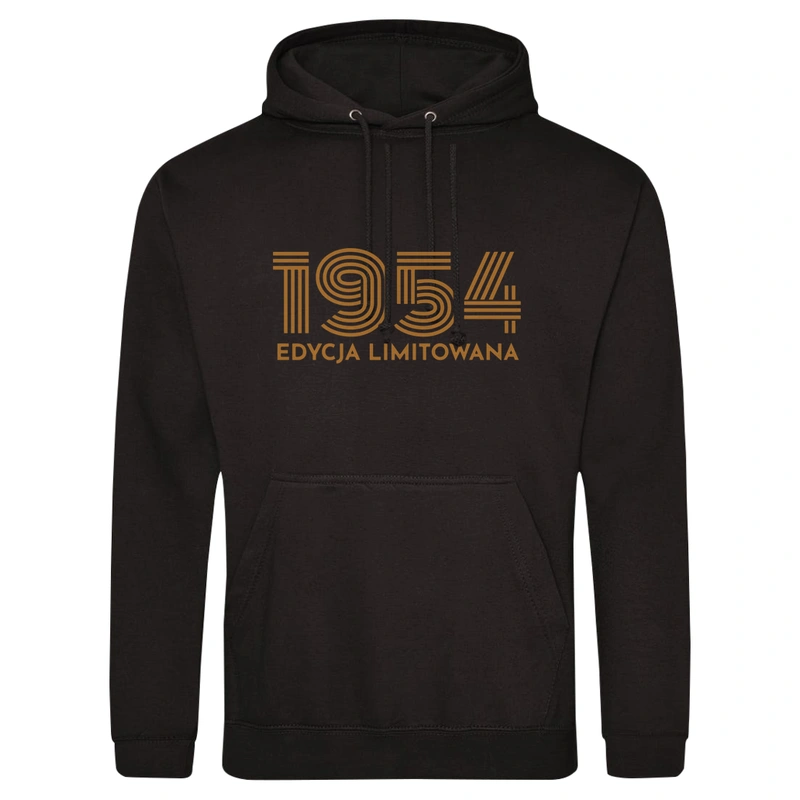 1953 Edycja Limitowana Urodziny 70 - Męska Bluza z kapturem Czarna