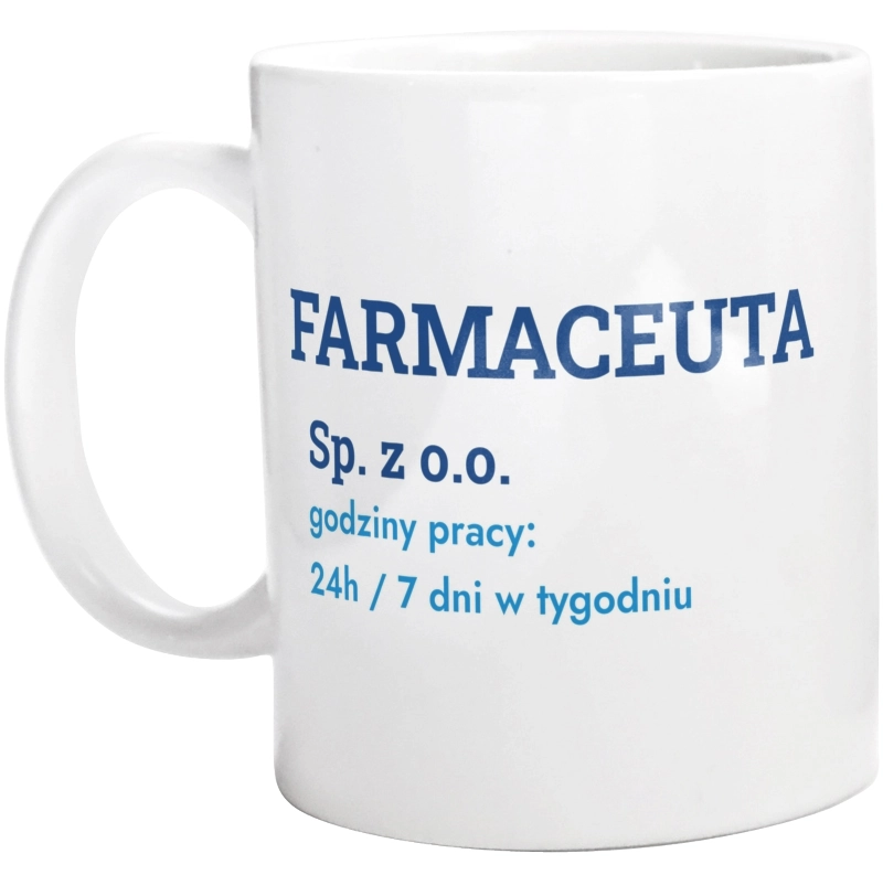 Farmaceuta Sp. Z O.o. Godziny Pracy - Kubek Biały