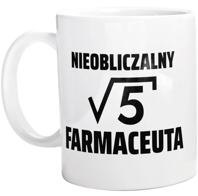 Nieobliczalny Farmaceuta - Kubek Biały