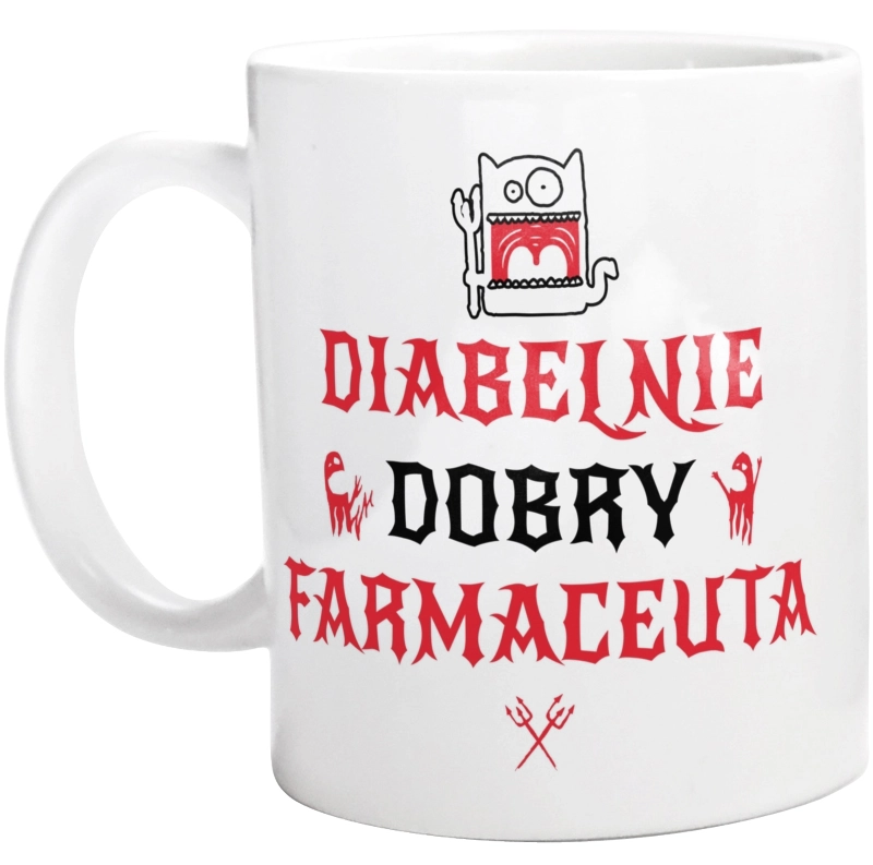 Diabelnie Dobry Farmaceuta - Kubek Biały