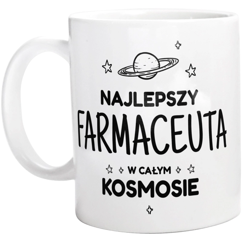 Najlepszy Farmaceuta W Kosmosie - Kubek Biały