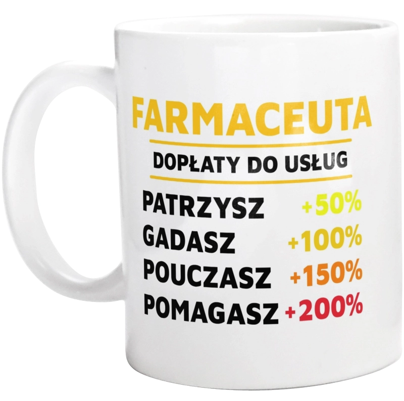 Dopłaty Do Usług Farmaceuta - Kubek Biały