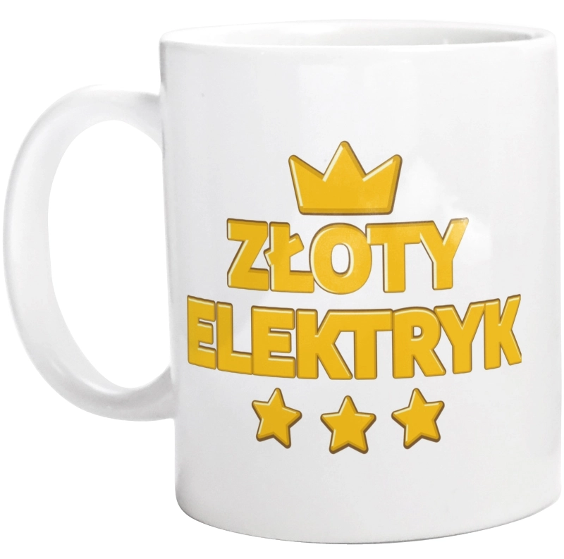 Złoty Elektryk - Kubek Biały