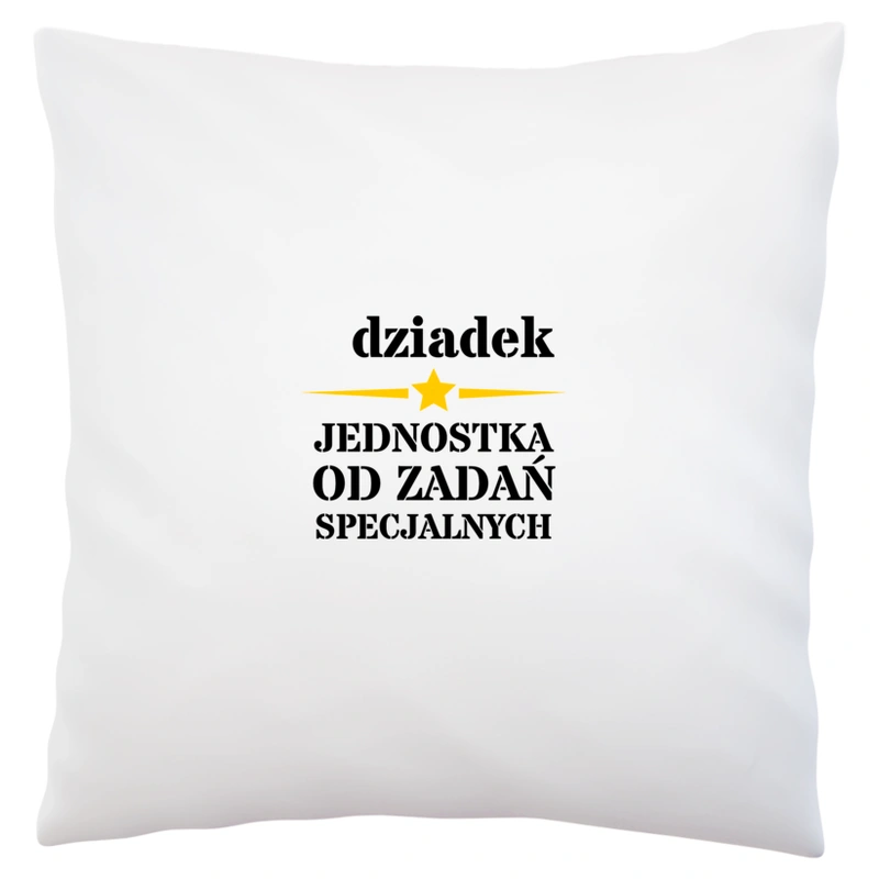 Dziadek Jednostka Od Zadań Specjalnych - Poduszka Biała