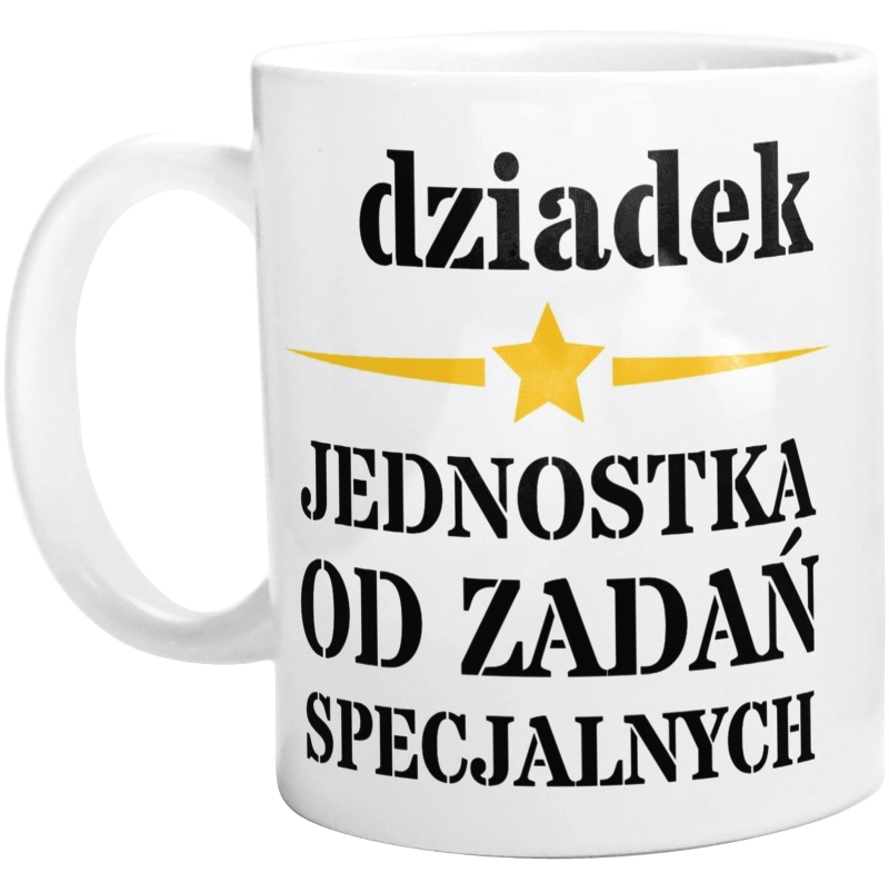 Dziadek Jednostka Od Zadań Specjalnych - Kubek Biały