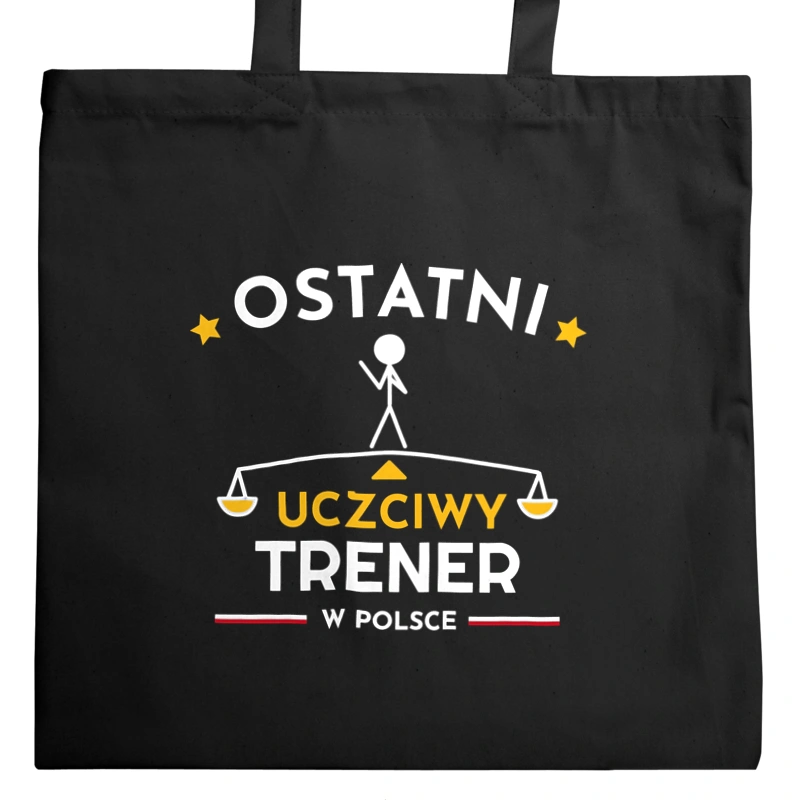 Ostatni Uczciwy Trener W Polsce - Torba Na Zakupy Czarna