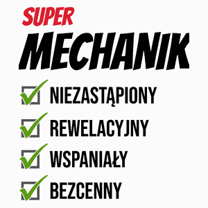 Super Mechanik Niezastąpiony - Poduszka Biała