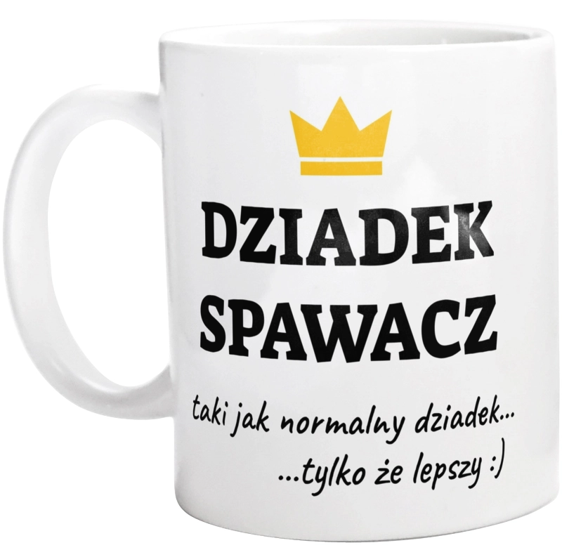 Dziadek Spawacz Lepszy - Kubek Biały