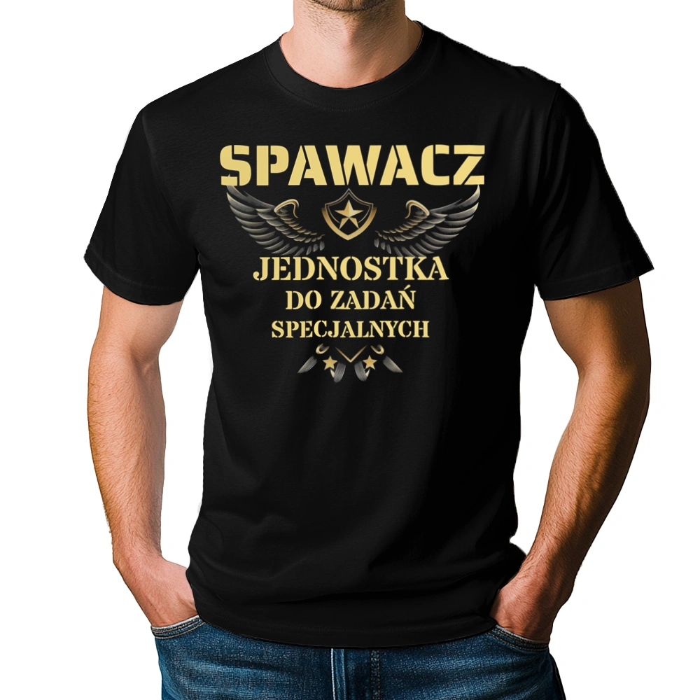 Spawacz Jednostka Do Zadań Specjalnych - Męska Koszulka Czarna