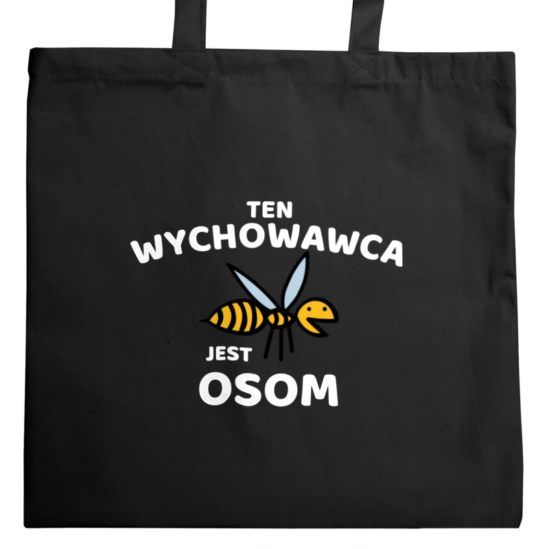 Ten Wychowawca Jest Osom Awesome - Torba Na Zakupy Czarna