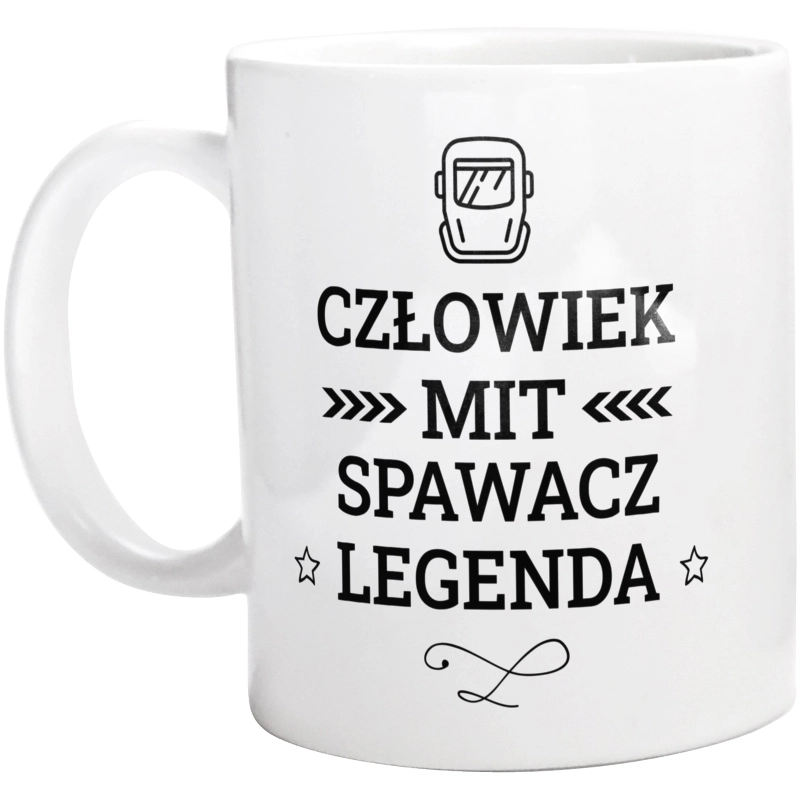 Spawacz Mit Legenda Człowiek - Kubek Biały