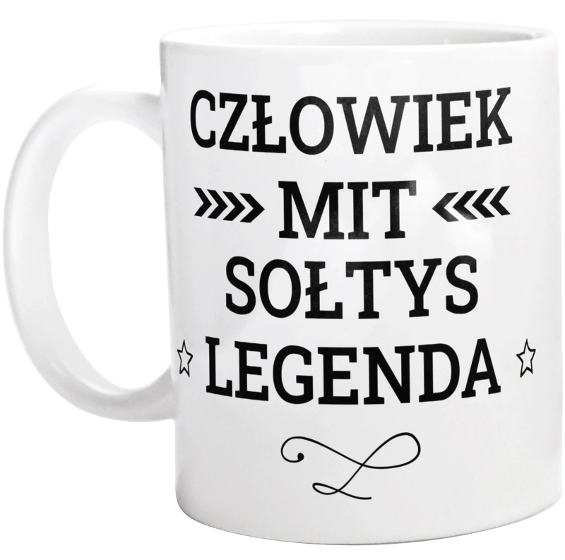 Sołtys Mit Legenda Człowiek - Kubek Biały