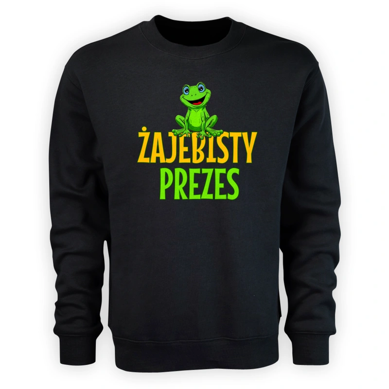 Żajebisty Prezes - Męska Bluza Czarna