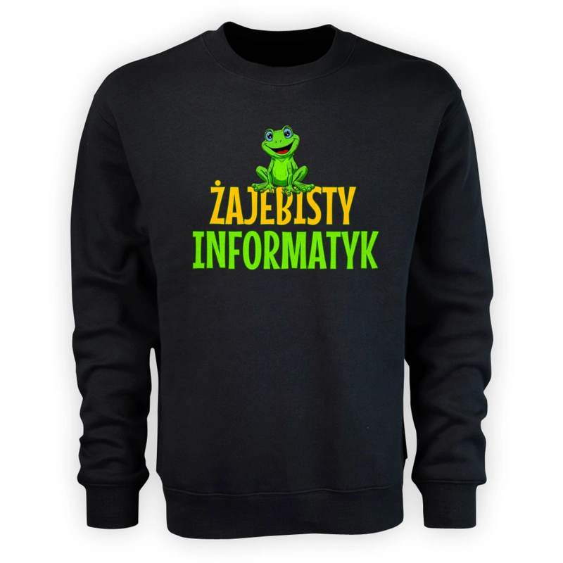 Żajebisty Informatyk - Męska Bluza Czarna