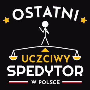 Ostatni uczciwy spedytor w polsce - Męska Bluza z kapturem Czarna