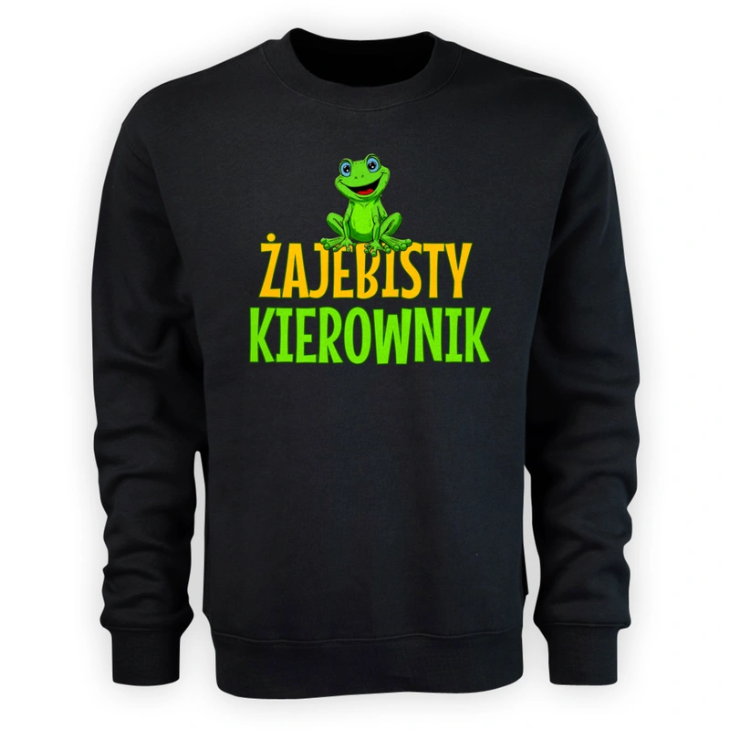 Żajebisty Kierownik - Męska Bluza Czarna