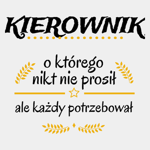 Kierownik Którego Każdy Potrzebował - Męska Koszulka Biała