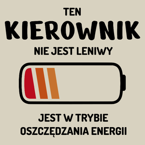 Nie Leniwy Kierownik - Torba Na Zakupy Natural