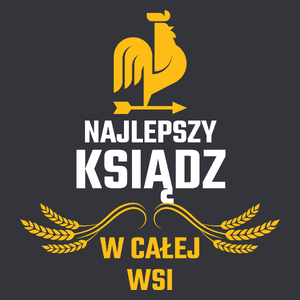 Najlepszy Ksiądz W Całej Wsi - Męska Koszulka Szara