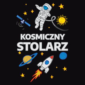 Kosmiczny Stolarz - Męska Bluza Czarna