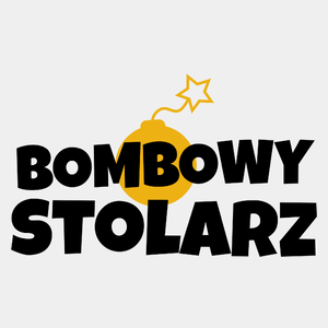 Bombowy Stolarz - Męska Koszulka Biała