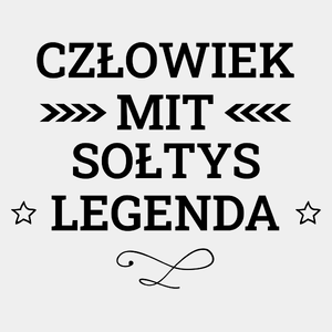 Sołtys Mit Legenda Człowiek - Męska Koszulka Biała