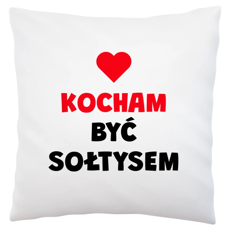 Kocham Być Sołtysem - Poduszka Biała