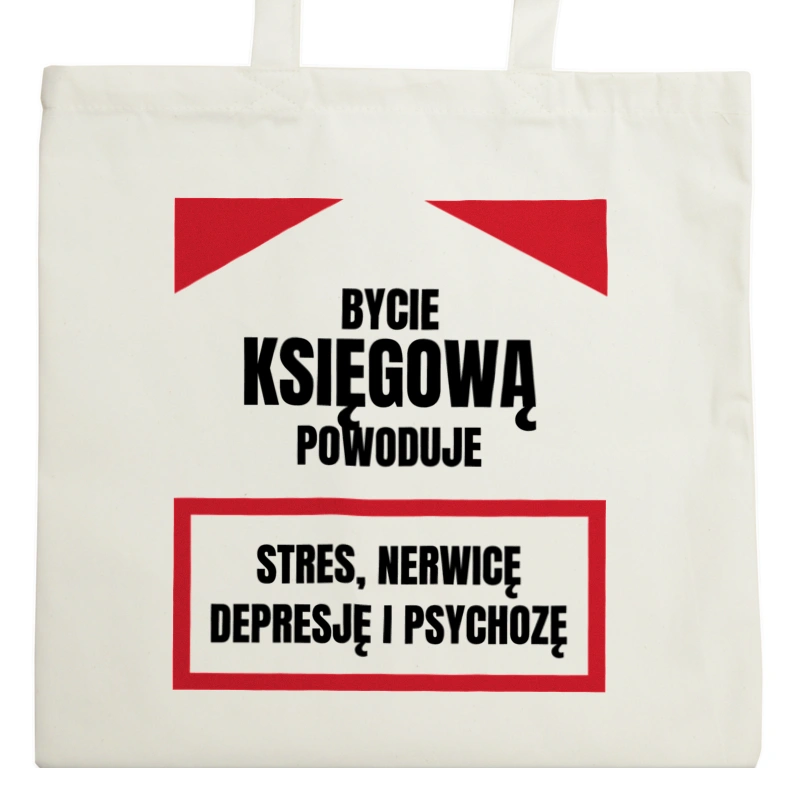 Bycie Księgową - Torba Na Zakupy Natural