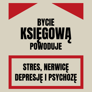 Bycie Księgową - Torba Na Zakupy Natural