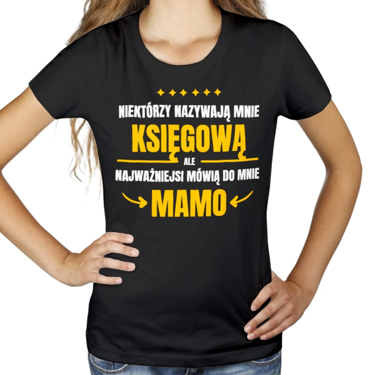 Mama Księgowa - Damska Koszulka Czarna