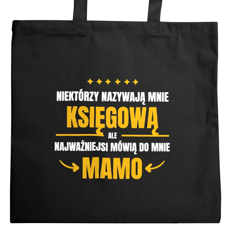 Mama Księgowa - Torba Na Zakupy Czarna