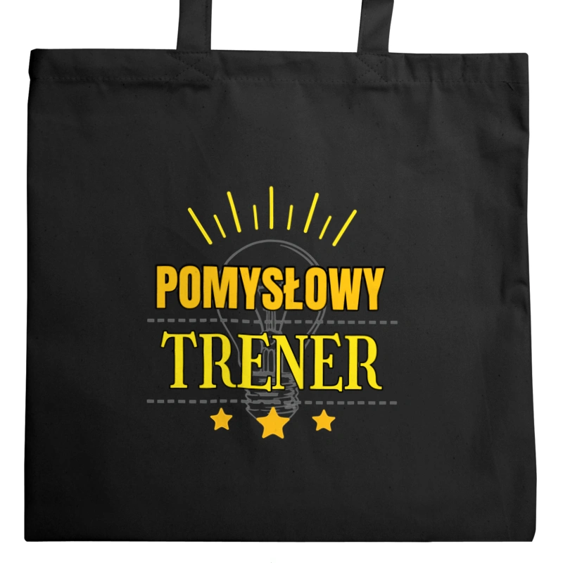 Pomysłowy Trener - Torba Na Zakupy Czarna