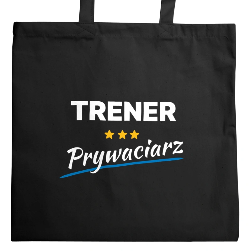 Trener Prywaciarz - Torba Na Zakupy Czarna