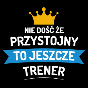 Przystojny Trener - Torba Na Zakupy Czarna