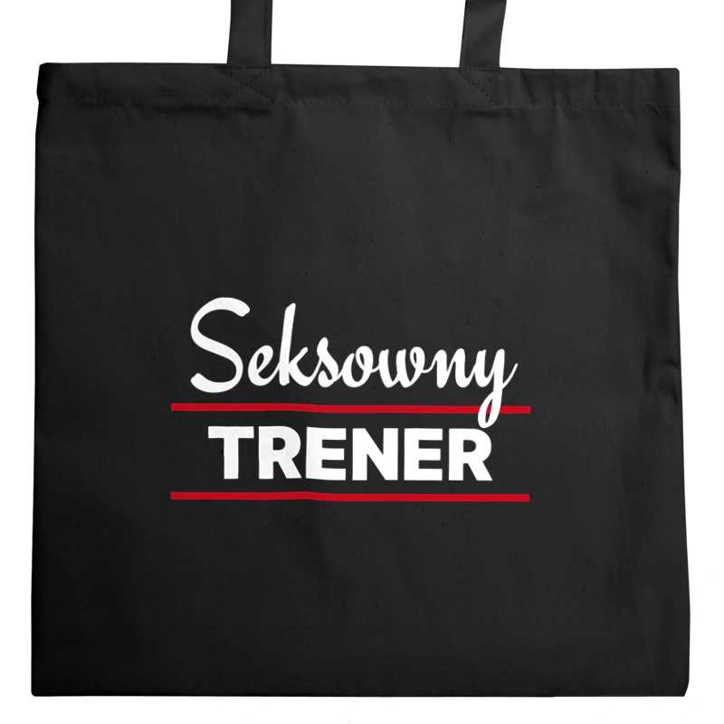 Seksowny Trener - Torba Na Zakupy Czarna