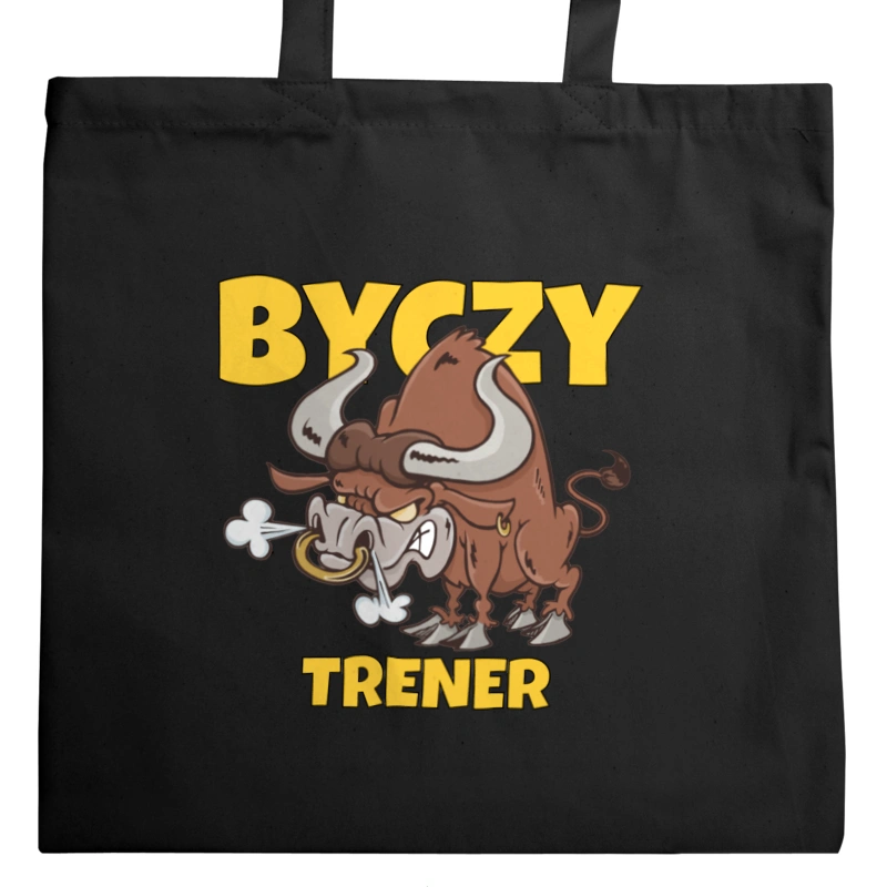 Byczy Trener - Torba Na Zakupy Czarna