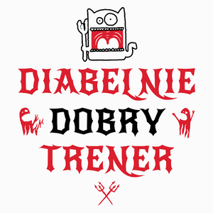 Diabelnie Dobry Trener - Poduszka Biała