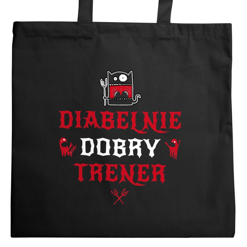 Diabelnie Dobry Trener - Torba Na Zakupy Czarna