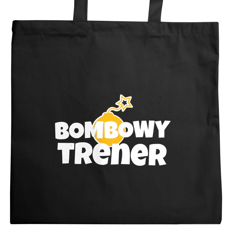 Bombowy Trener - Torba Na Zakupy Czarna