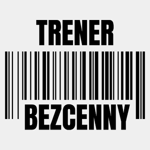 Trener Bezcenny - Męska Koszulka Biała