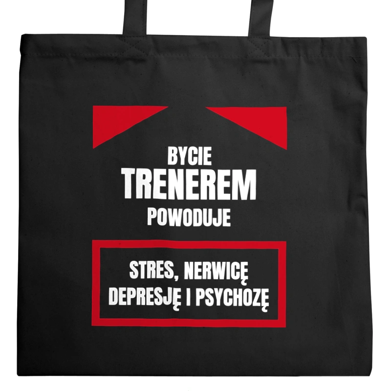 Bycie Trenerem - Torba Na Zakupy Czarna