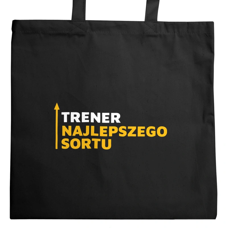 Trener Najlepszego Sortu - Torba Na Zakupy Czarna