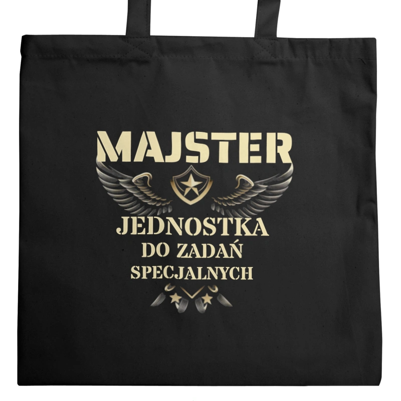 Majster Jednostka Do Zadań Specjalnych - Torba Na Zakupy Czarna