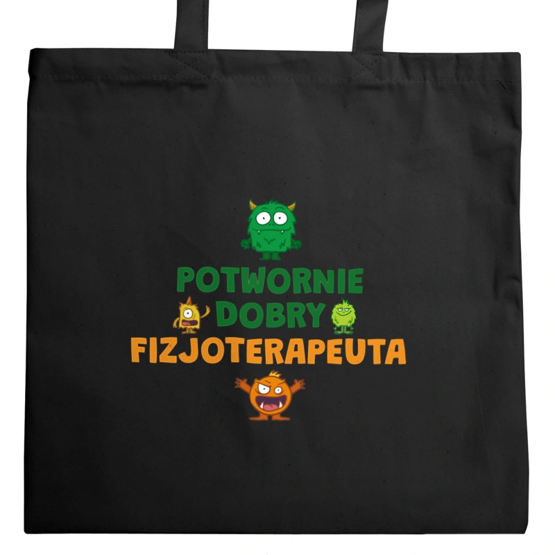 Potwornie Dobry Fizjoterapeuta - Torba Na Zakupy Czarna