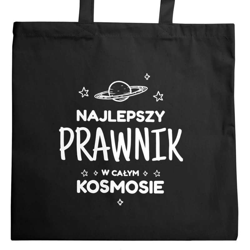 Najlepszy Prawnik W Kosmosie - Torba Na Zakupy Czarna