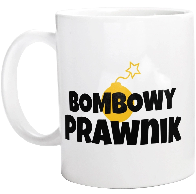 Bombowy Prawnik - Kubek Biały