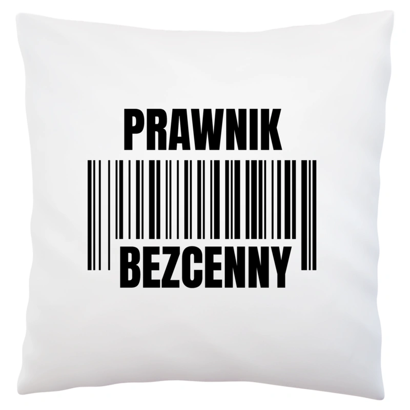 Prawnik Bezcenny - Poduszka Biała