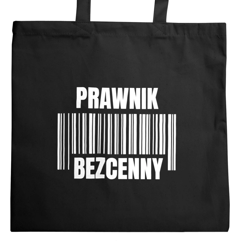 Prawnik Bezcenny - Torba Na Zakupy Czarna