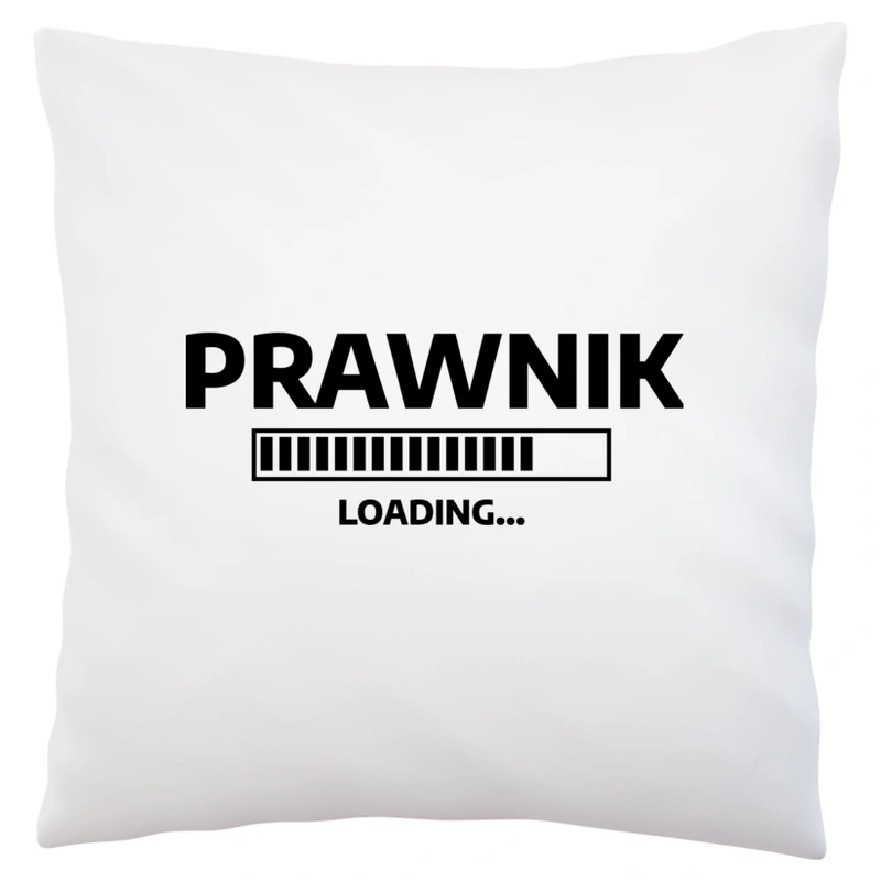 Prawnik Loading - Poduszka Biała